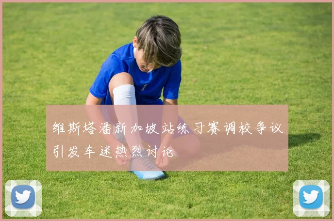 维斯塔潘新加坡站练习赛调校争议引发车迷热烈讨论